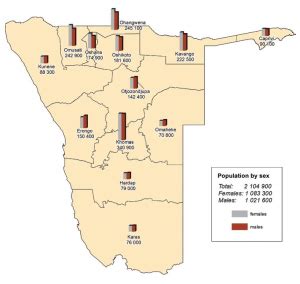 namibia population by race